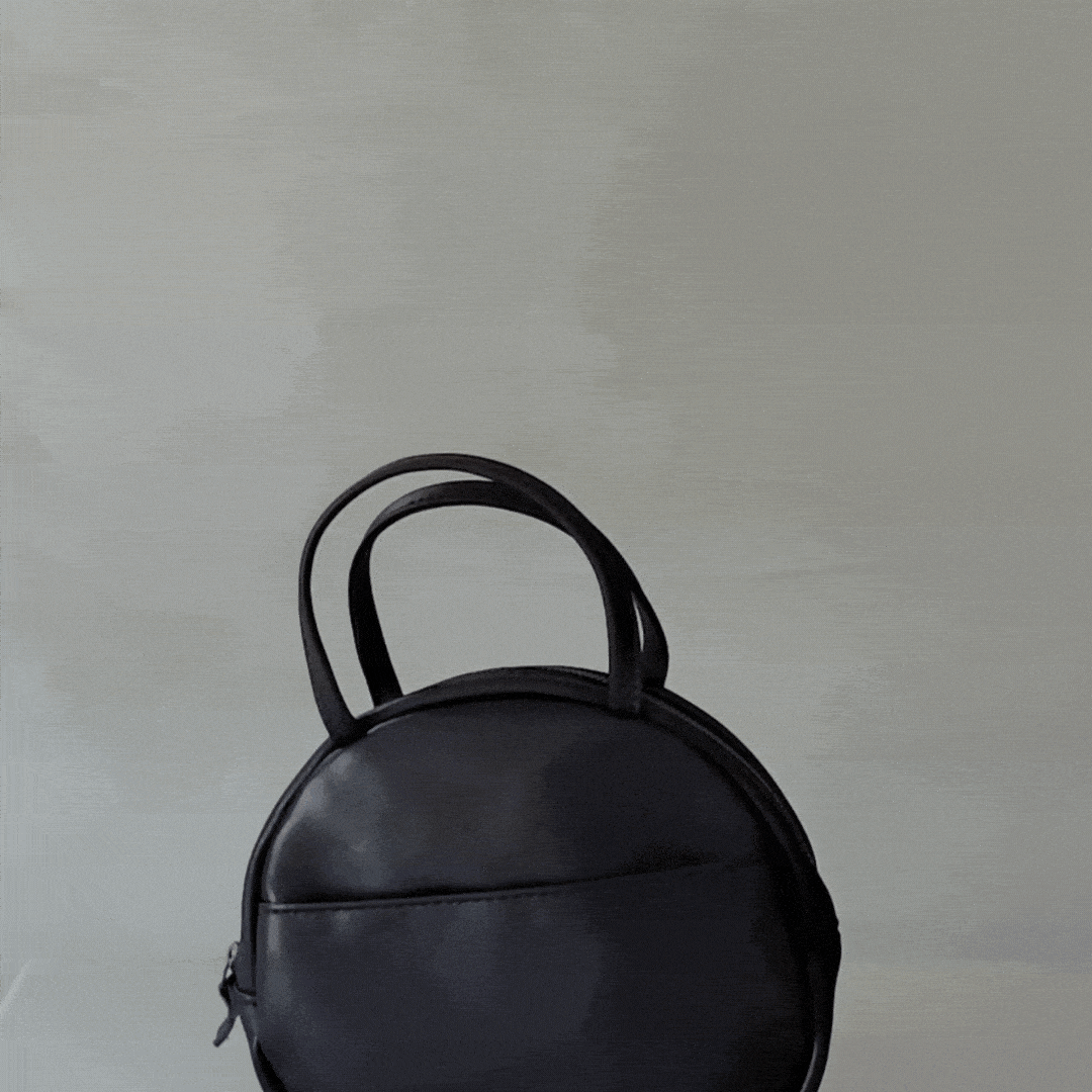 ラフサークル型ミニバッグ